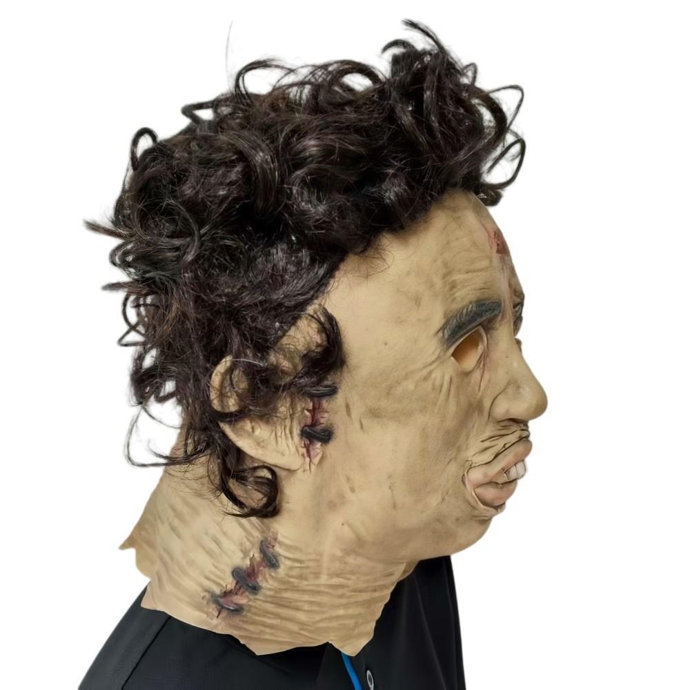 Kettingzaagman Latex Masker Voor Halloween Horror Kostuum Feestaccessoire