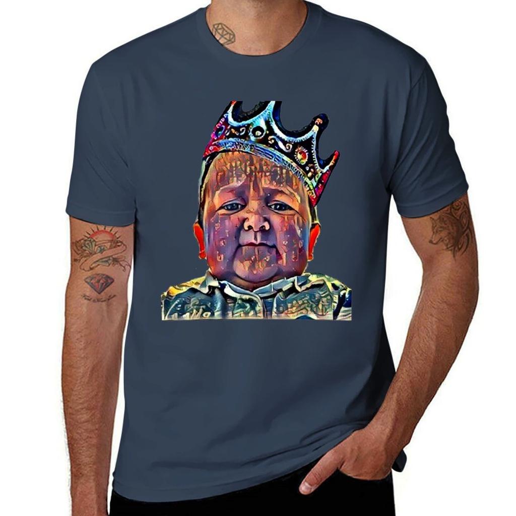Copy Of Hasbulla Hasbulla Funny Crown Parody Tshirt Basic All Season Solid Tshirt