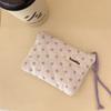 Fashion  Sanitary Napkin Storage Bags Small Cosmetic Bags Flower Pattern Zipper Coin Purses Lady Girls MakeUp Bag Key Money Bags