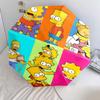The Simpsons Art Pattern, Automatic Folding Umbrella, Portable and Foldable Design, 8 Ribs, a Christmas or Birthday Gift.