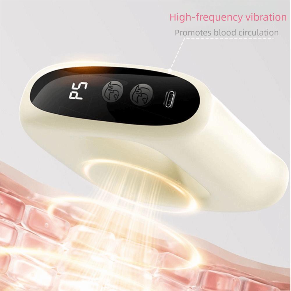 Adjustable Speed Electric Massage Tool 5 Modes Muscle Massage Device Vibration Fascia Ring  Fitness