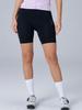 Hiserwa Women's Abdomen Control Cycling Shorts with Silicone Padded Hip Lift