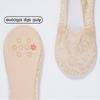 3 Pairs Women Ankle Socks Summer Fashion New Style Lace Flower Short Socks Antiskid Invisible Socks