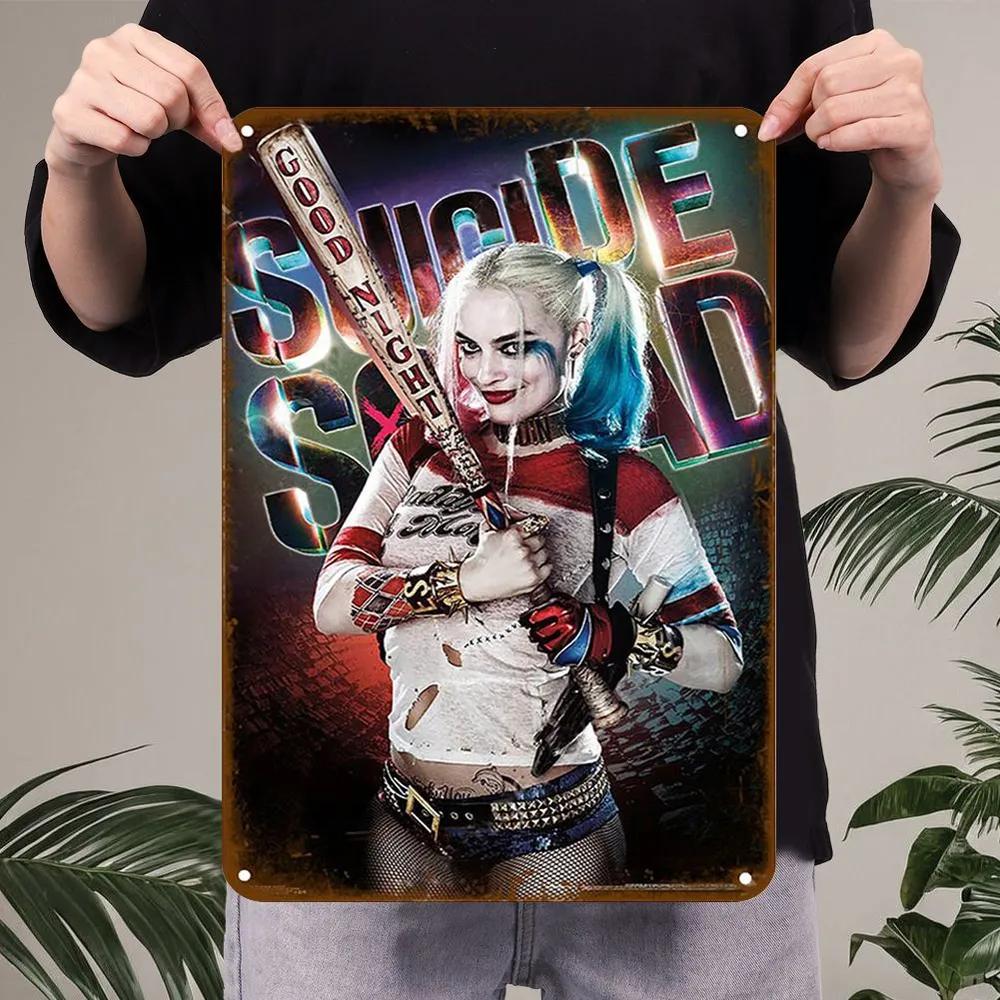 Vintage Film Metallschild Rechteckige Eisenwandkunst für Bar Heimdekor