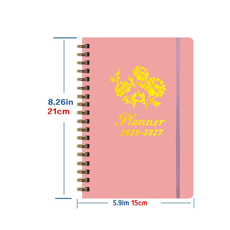 2025-2027 Monatsplaner Notizbuch Schreibwaren Campus Geschenke Agenda Journal Schulanfang Bürobedarf Notizblock Zubehör