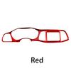 Car Centre Panel Modified Stickers For Dodge Challenger SRT Carbon Fibre Centre Panel Cover Interior Trim Decoration ACCESSORIES KK1