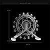 3D Metal Puzzle Ferris Wheel Architecture DIY Assemble Model Kits Laser Cut  Jigsaw Toy Gift