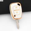 Tpu 2 Button Car Key Case Cover Shell For Renault Kangoo Traffic Master For Opel Vivaro Movano For Nissan Holder Keychain Fob