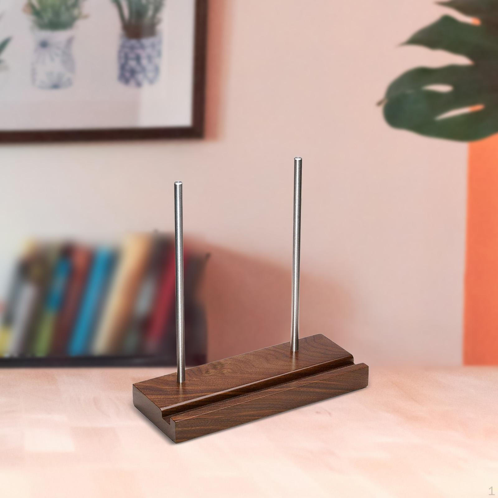 

Подставка для хранения виниловых пластинок, металлическая деревянная настольная простая полка для комиксов коричневый