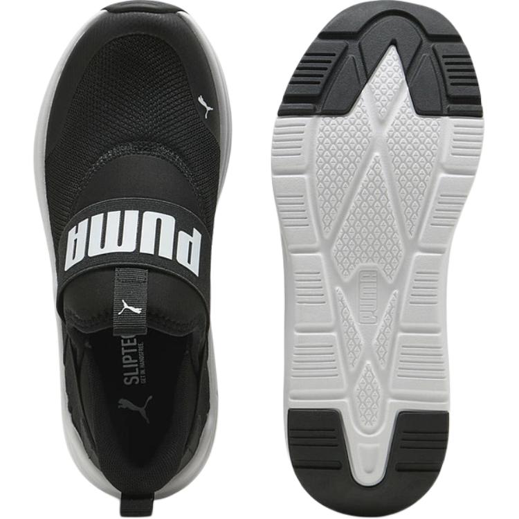 Puma Softride Wired 2 Ease In Jr Comfortable Versatile Durable Low Top Kids Running Shoes Kids sneaker Black 402831-01