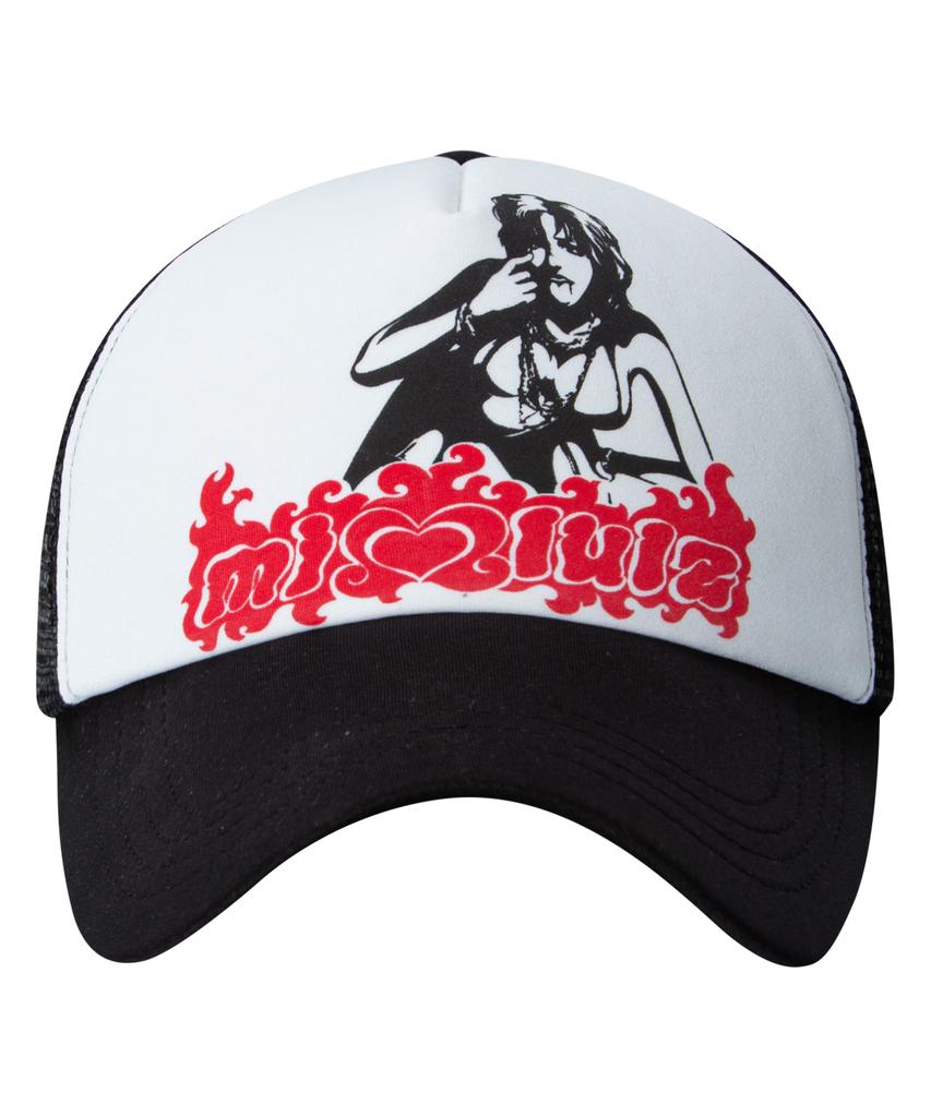 MISSLULZ Tease-Ya Mesh Cap Black