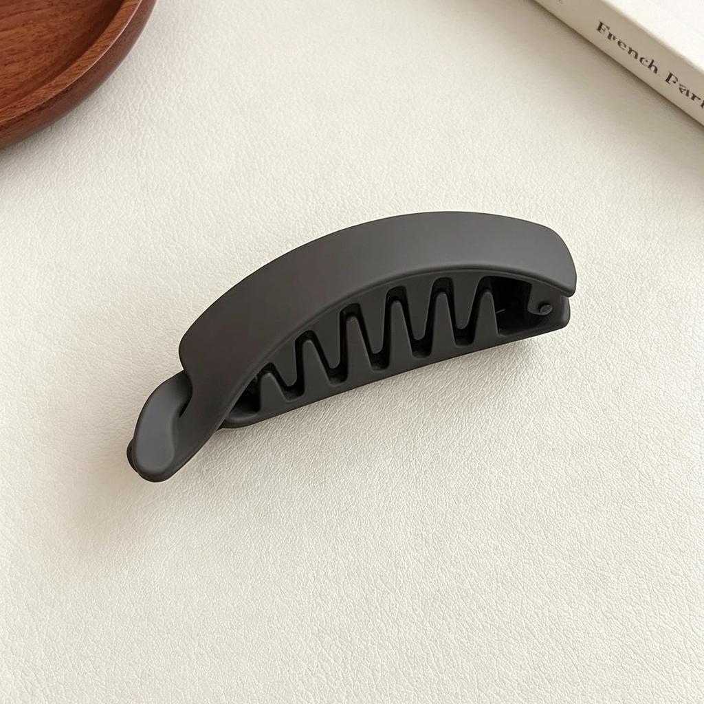 Korean Style PC Banana Hair Clip High Ponytail Holder Simple Design New Hair Accessories for Women Gift
