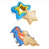 2Pcs Sandwich Cutters Cookie Mold Heart Dinosaur Shape Bread Cutter Sandwich Maker Kitchen Tools Sandwich Cutter Sealer for Kids