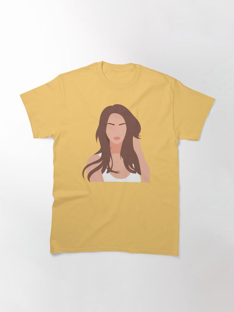 Selena Gomez Lineless Illustration Classic T-Shirt
