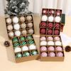 12pcs/box 7CM Christmas Tree Ball Snowflake Foam Ball Crafts New Christmas Ball  Home Party