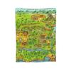 Stardew Valley Town Map Blankets Soft Warm Flannel Throw Blanket Bedding for Bed Living Room Picnic Travel Home Sofa