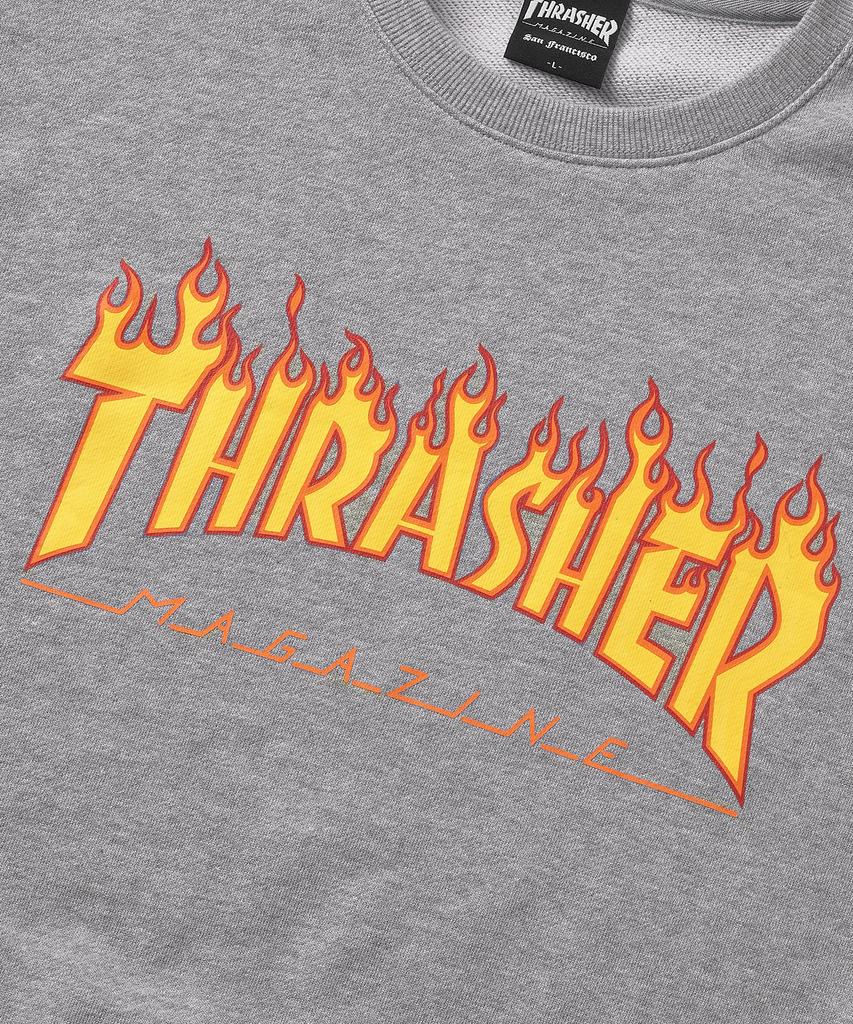 Treasure Flame Logo Sweatshirt Gray