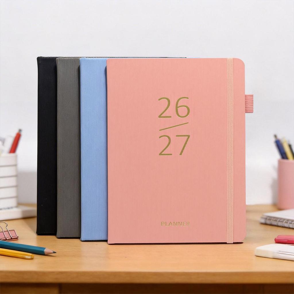 2027 A5 Leather Planner: Cross-Border Bound Notebook & Efficiency Manual
