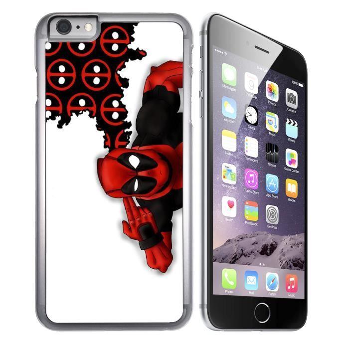 Coque iPhone 8 Plus Deadpool Bang