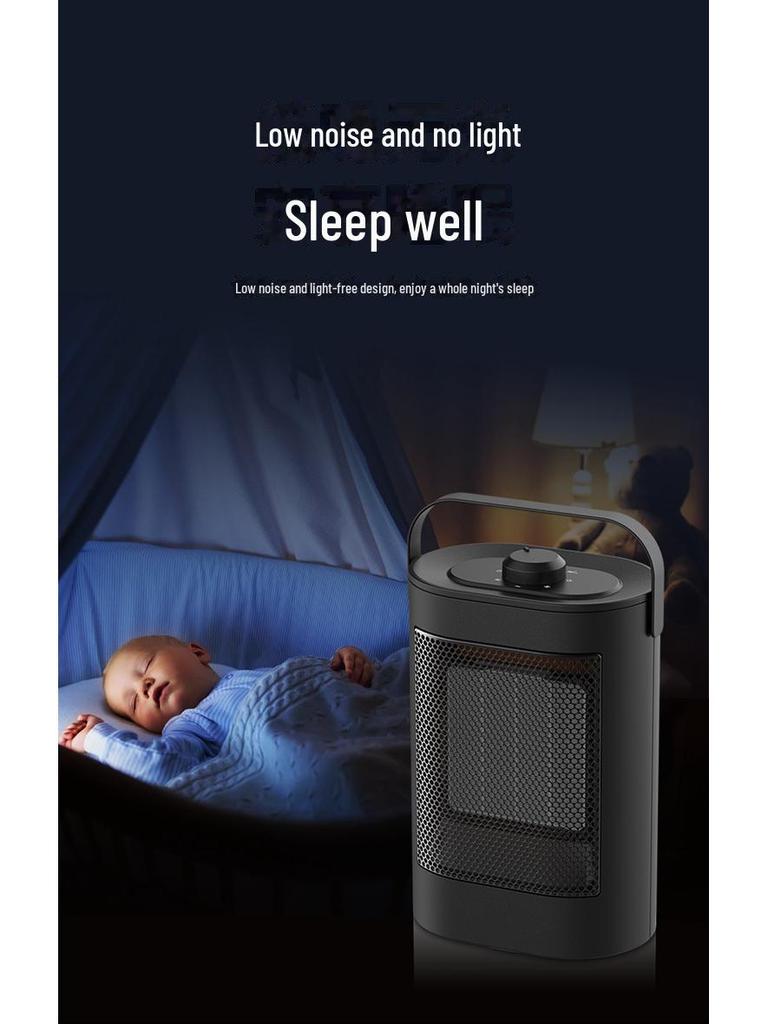 2024 Desktop-Heizung und Ventilator mit doppeltem Verwendungszweck: Multifunktions-Kühl- und Heizgerät für Zuhause