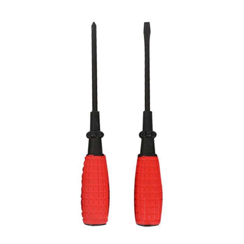 Magnetic Torx & Phillips Flathead Screwdriver with Comfortable Grenade Handle - Industrial Grade Tool