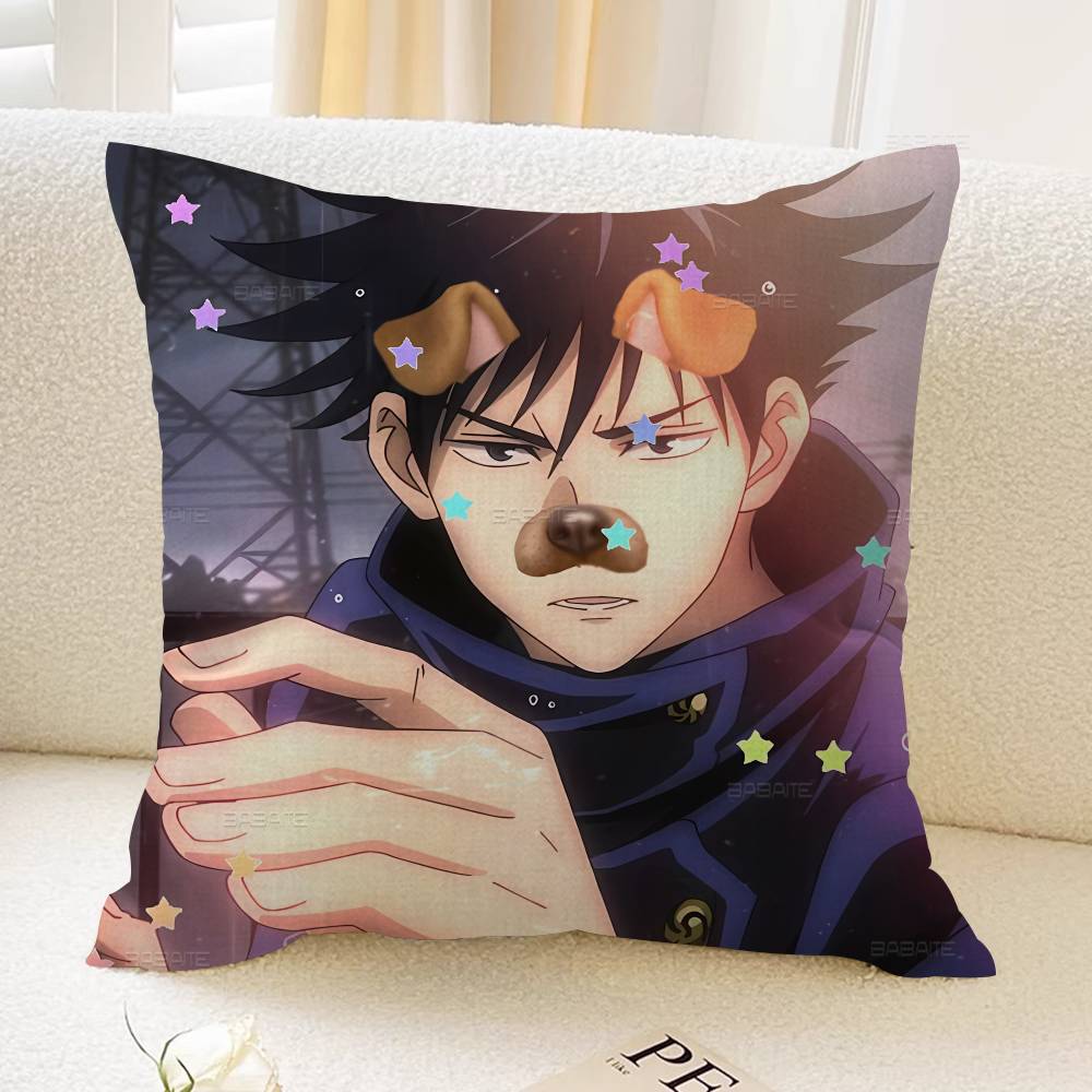 Cooler Anime Junge Megumi Fushiguro Personalisierte Kissenhülle Kinderzimmer Wilde Party Deko Kissenbezug Kind Geburtstag Dusche Geschenk