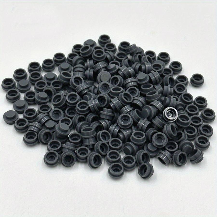 100pcs DIY Building Blocks 1x1 Round Plate Pixel Art Kit Brick Bulk Compatible 4073 Anime Figure Enlighten Gift for Children