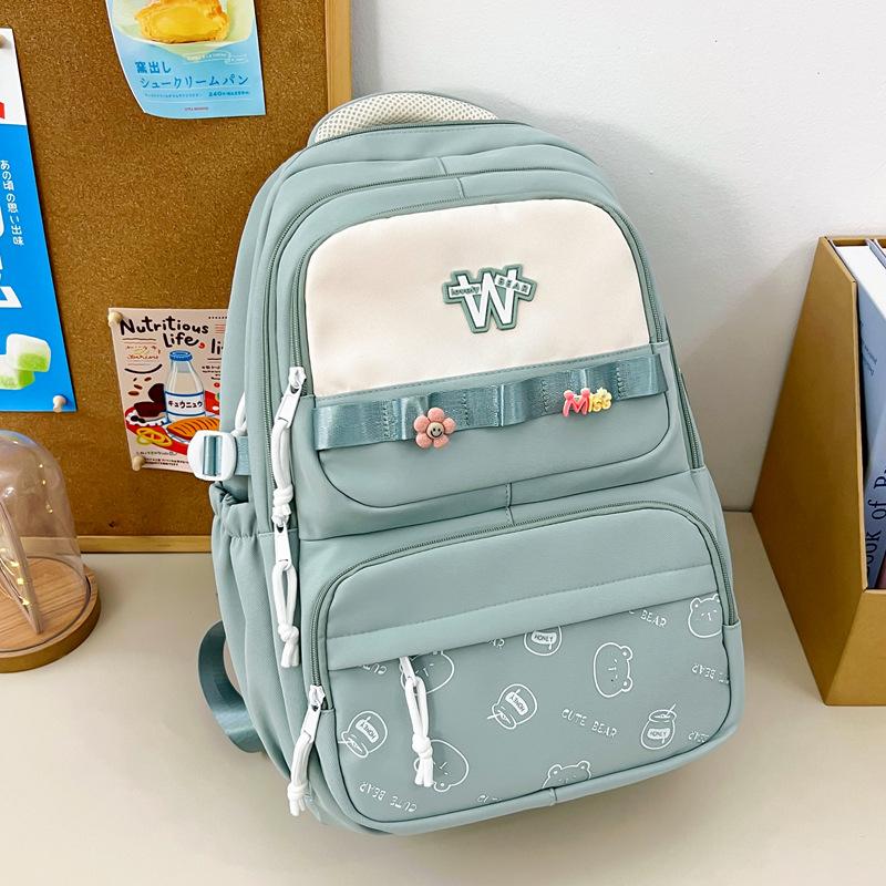 Schoolbag backpack for women's small fresh junior high school primary school students 45th and 6th grade girls backpack New student schoolbag