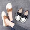 fashion Women Sneakers Loafers Platform Shoes Genuine Leather Patchwork Casual Shoes Ladies Outdoor Walking Shoes Zapatillas Mujer