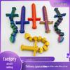 3D Printed Treasure Sword Whip: Creative and Movable Decompression Toy for Kids