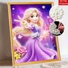 Disney Rapunzel Pearl Painting Handmade DIY Pearl Art Painting Simple Living Room Hanging Painting Decoration