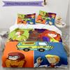 3pcs Duvet Cover Set (1*Duvet Cover + 2*Pillowcase, Without Core), Scooby Print Soft All‑Season Bedding Set, Home Bedroom Decor Gift