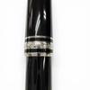 Great MONTBLANC Ballpoint pen Meisterstück Classic Platinum Line black mens Used