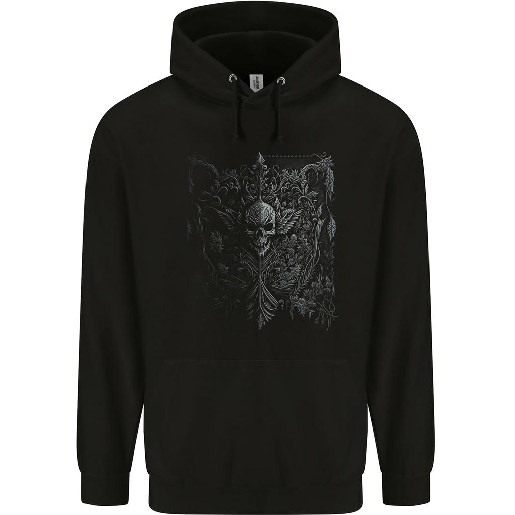 Darkness Skull Gothic Goth Heavy Metal Music Hoodie