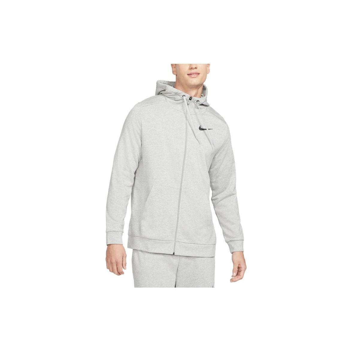 Nike Dri-FIT Training Jacket Light Grey Men s CZ6376-063 M