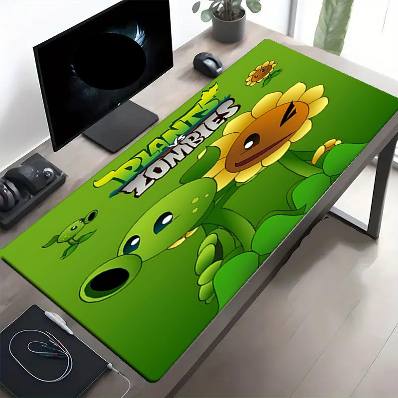 Plants vs. Zombies Print Mouse Pad, Anti‑Slip Desktop keyboard Mat, for PC Laptop Gaming Working Daily Use, Cool Festival Surprise Gift