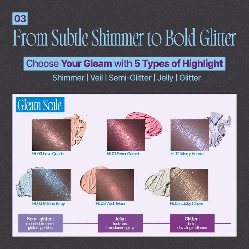 FWEE Glitz Stein Highlighter - 12 Farben