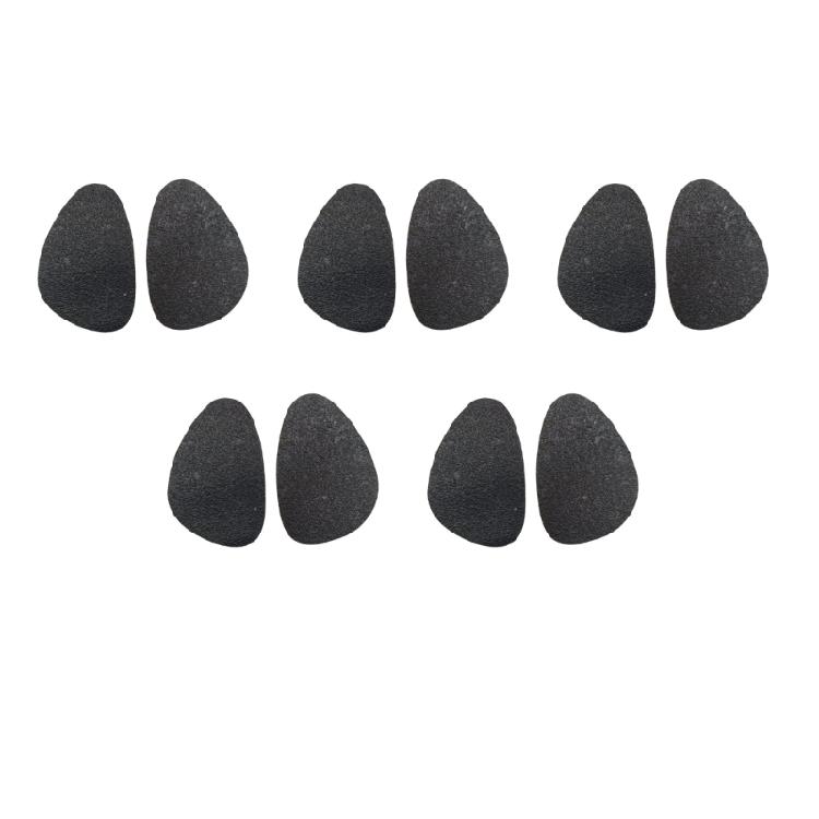 10Pcs Shoe Pads Nonslip Adhesive Soles Protector Patches for Dance Shoes and High Heels Footwear Enhances Durability