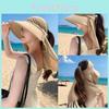 Summer Sun Protection Hat With Wide Brim And Neck Guard For Women Outdoor Sun Shield