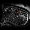 AIRSPEED Carbon Fiber Interior Garnish for Abarth and Fiat This Stylish Central Control Air Conditioning Button Protection Panel Cover Sticker Adds a