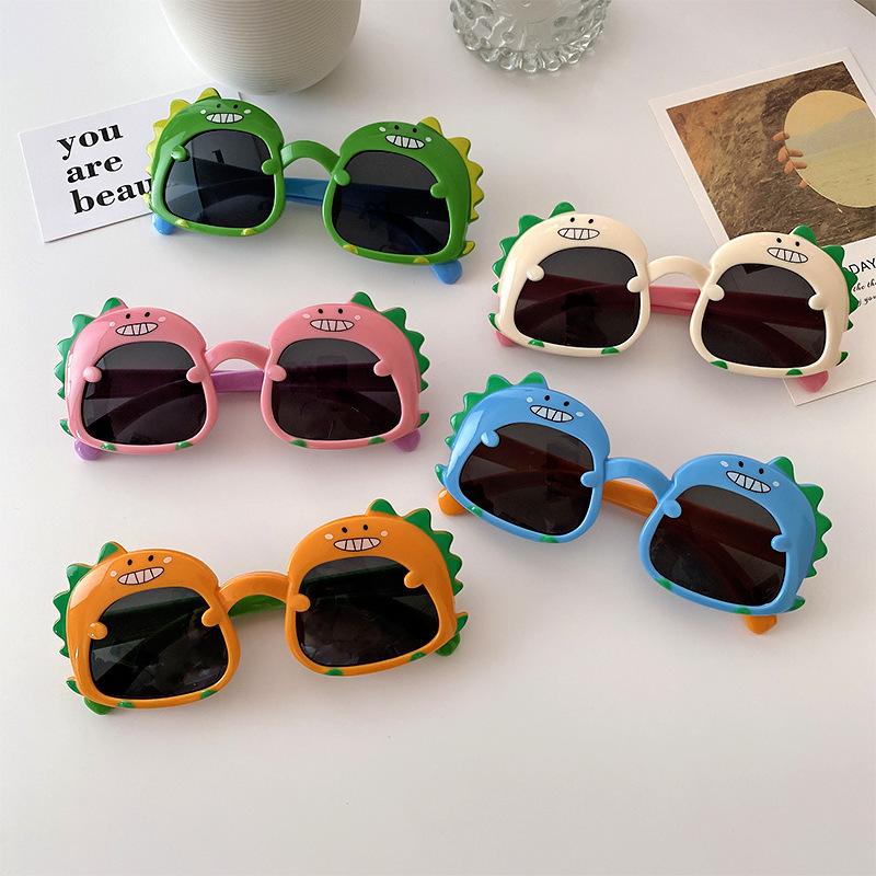 Children's Dinosaur UV Protection Sunglasses - Cartoon Style for Boys and Girls