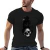 Raven And Skull Tshirt Work Utility Short Sleeve Shirt