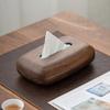 Vintage Style Wooden Tissue Box Holder Home Hotel Living Room Tissue Box Desktop Tissue Case Easy Refill Table Napkin Organizer