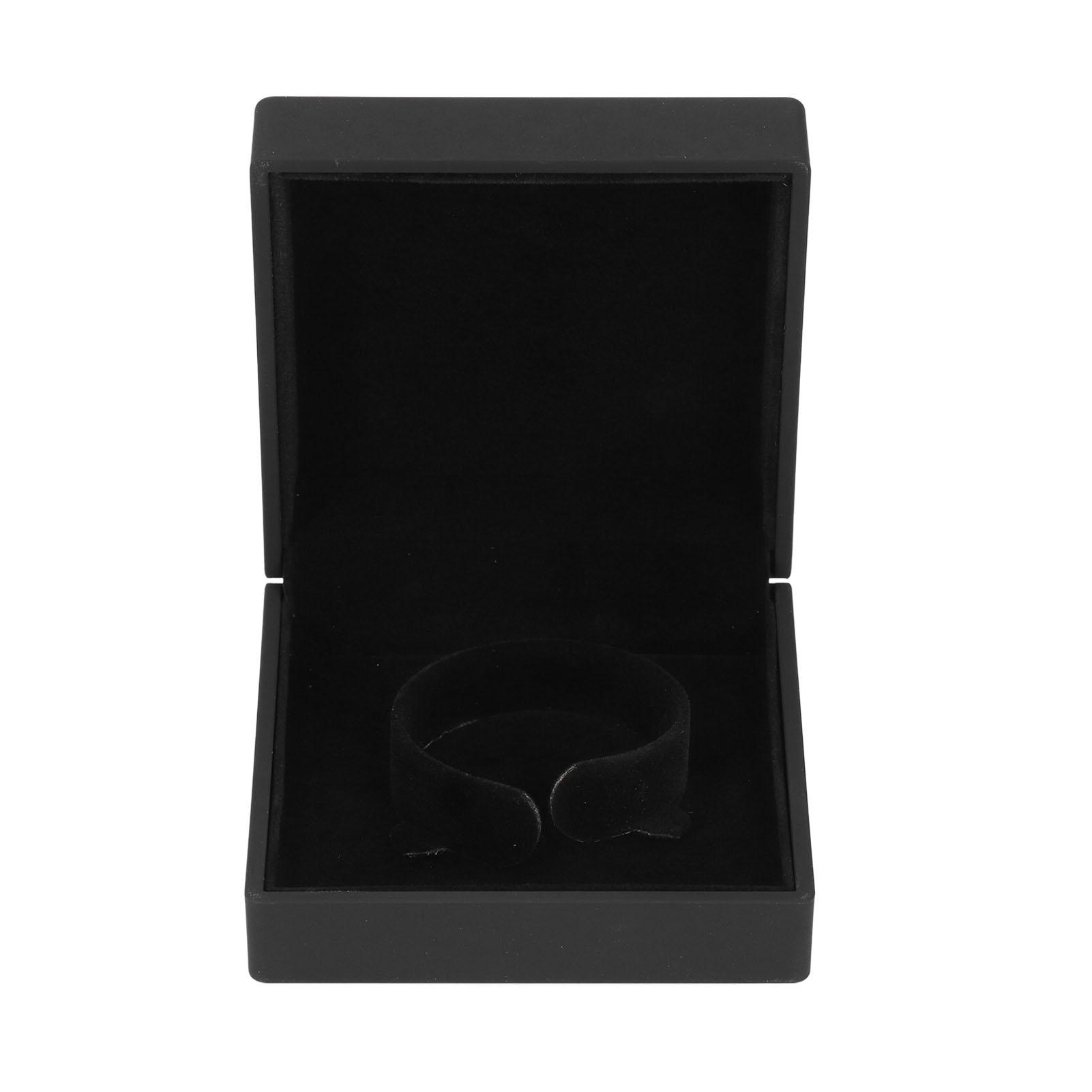 

Bracelet Box LED Lights Unique Elegant Environmental Protection Swan Cotton Material Bracelet Gift Box