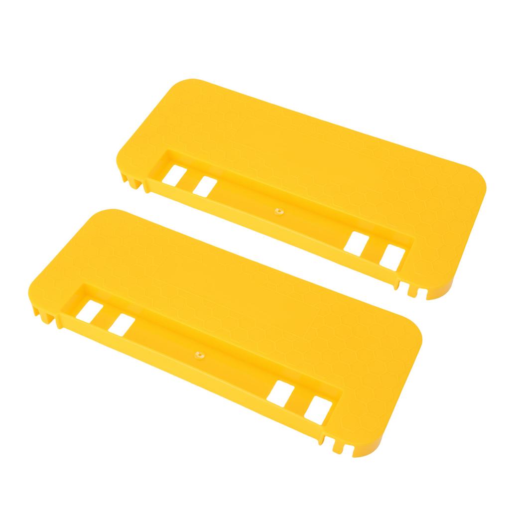 2 Stück Bienenstock Entdeckelungshalter Kunststoff Imker Flacher Honigwabenbehälter Halter Regal Schaber Werkzeug für Bienenwabe