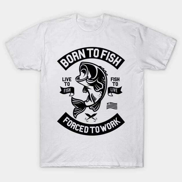 Born To Fish Made in Australia T-Shirt S