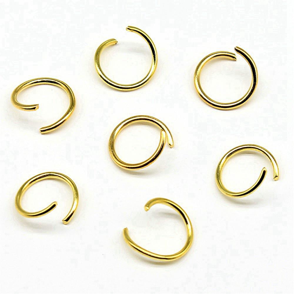 5 Colors 6 Sizes Jump Rings Open Connectors For Jewelry Making Components