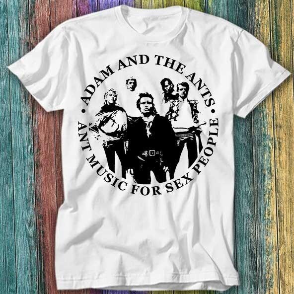 Adam And The Ants Music for People Poster T Shirt Top Tee 417 Unisex T-Shirt XXL