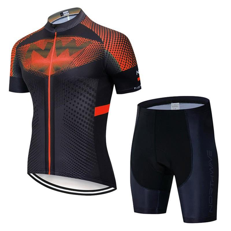NW Team Edition Short-sleeved Set Cycling Suits Mountain Bike Drainable Design M