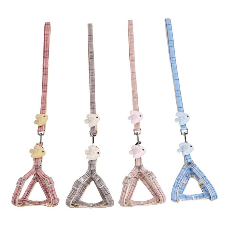Dog Leash Dog Traction Rope Vest-Type Pet Chest Strap Large Dog Dog Rope Collar Chain Small Dog Teddy Supplies Durable